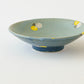 Flat bowl butterfly turquoise blue and navy | Harada Haruko