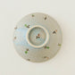 Flat bowl flower light brown x light blue | Harada Haruko