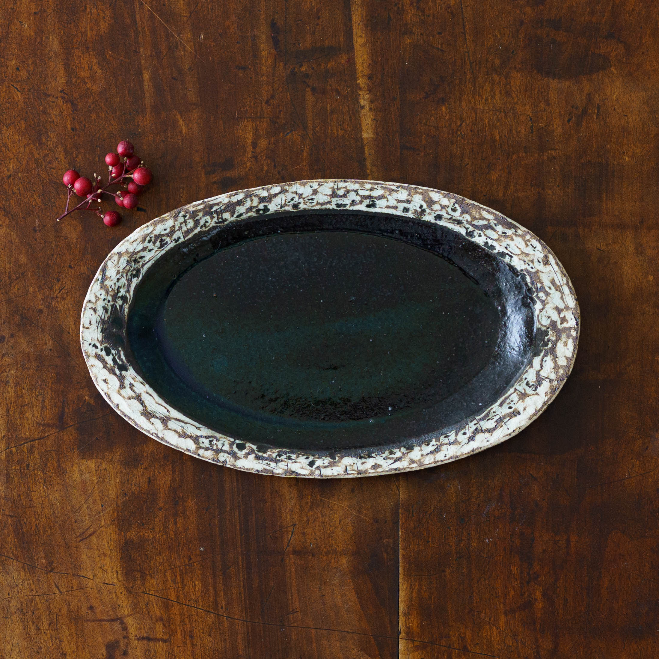 陶芸作家 豊田麗 アルボレス タパス皿 夜｜作家もののうつわ通販 四季