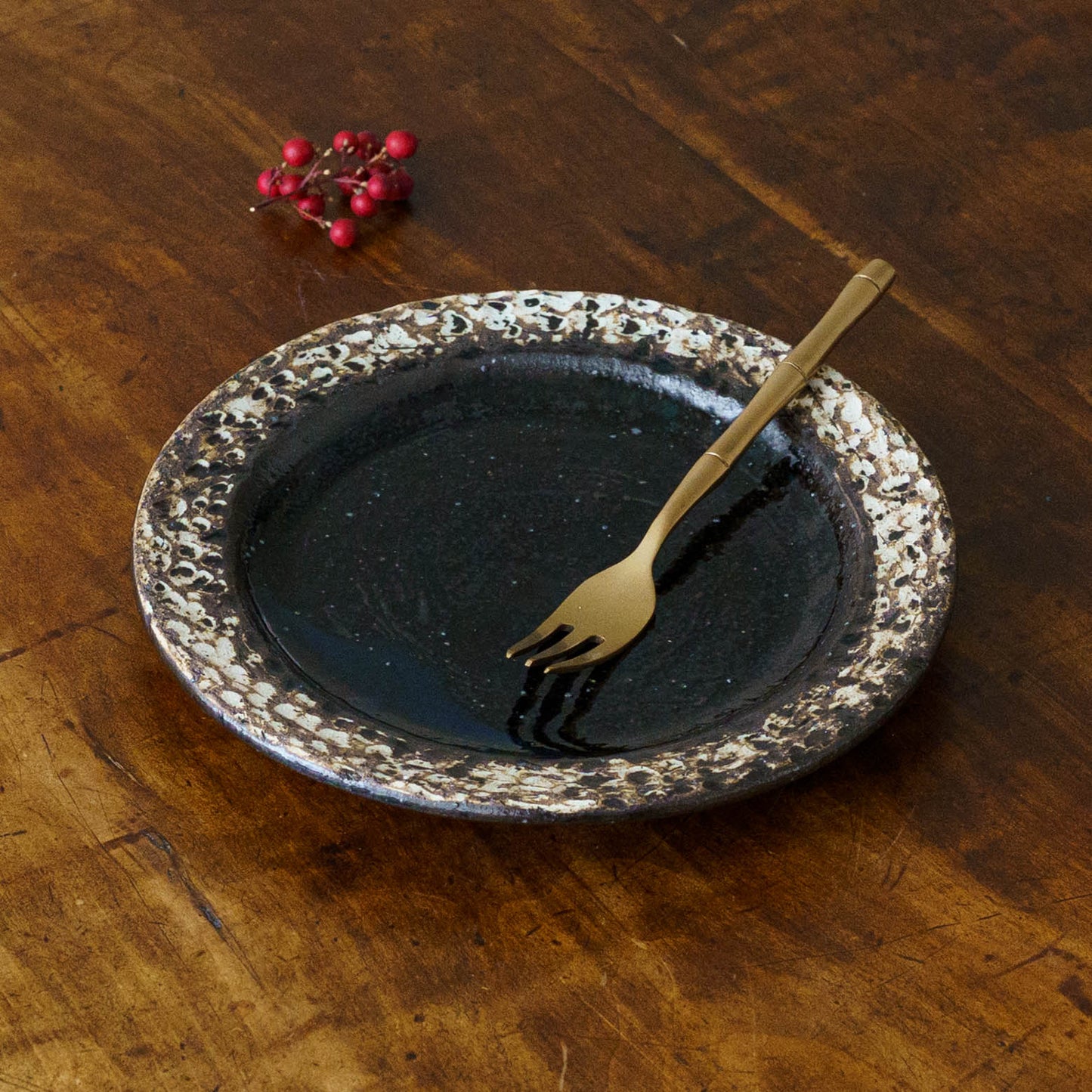 アルボレス　パン皿　夜｜豊田麗