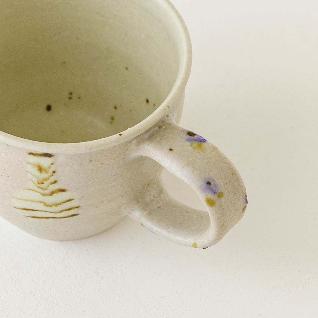 マグカップ　うつわ　ライトパープル ｜原田晴子