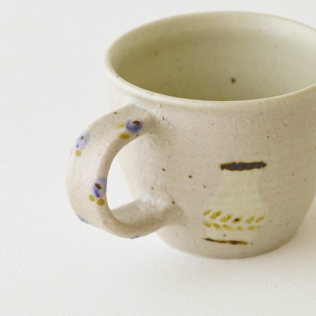 陶芸作家 原田晴子 マグ うつわ ライトパープル｜作家もの和食器通販