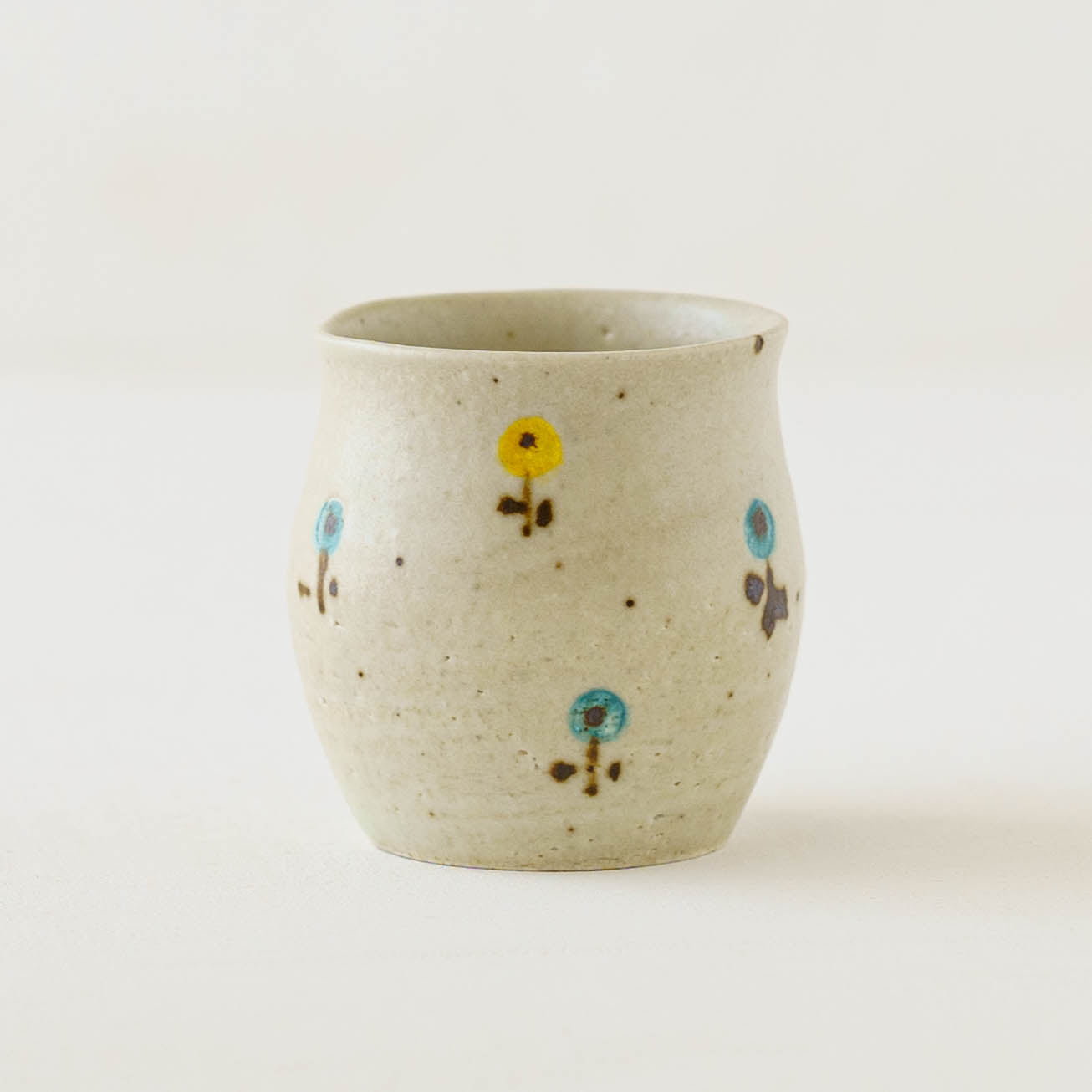 Flute cup S flower white | Harada Haruko