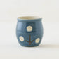 Flute cup S flower navy | Harada Haruko