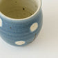 Flute cup S flower navy | Harada Haruko