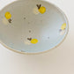 Flat bowl butterfly light blue x white | Harada Haruko