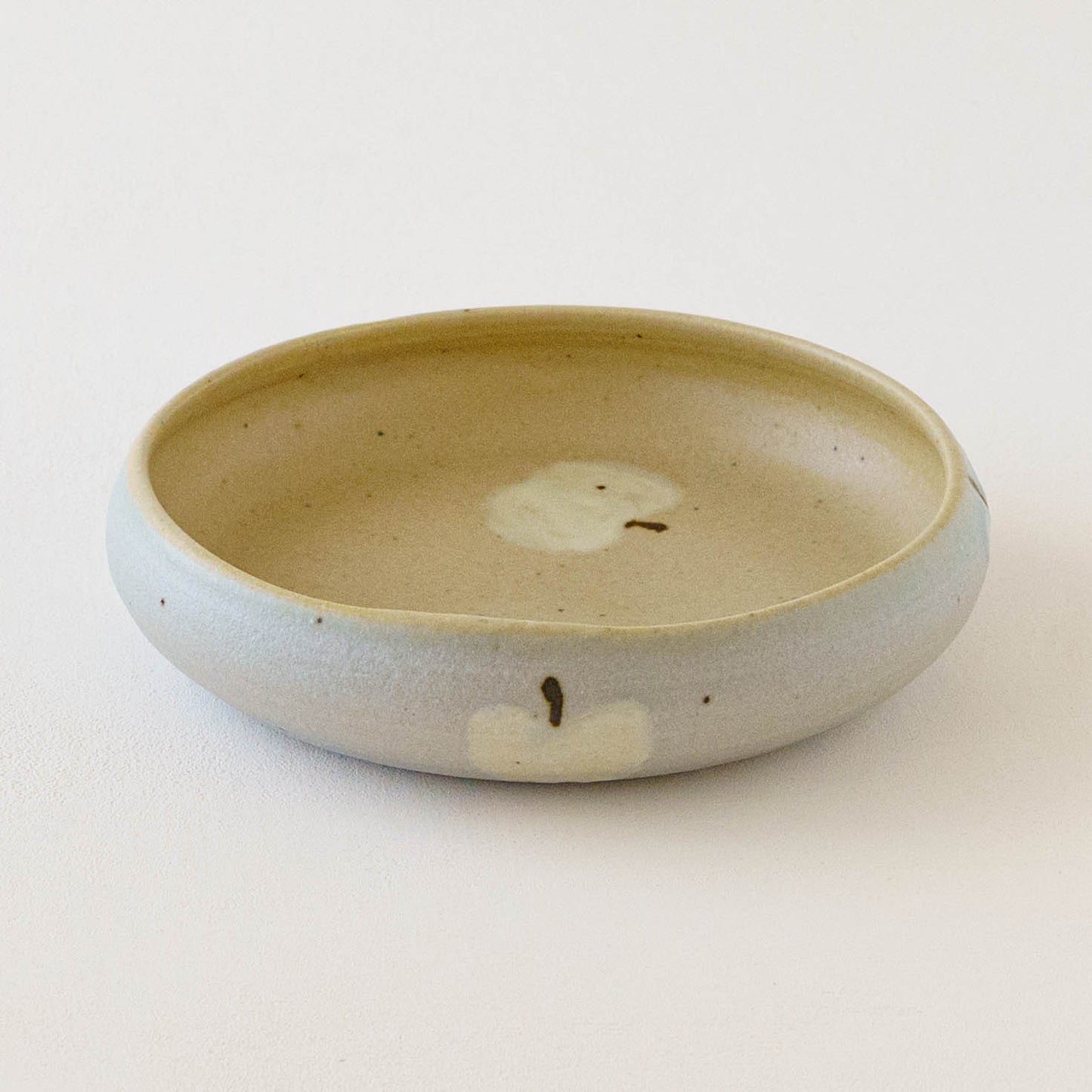 Bowl L apple light brown x light blue | Harada Haruko