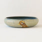 Bowl L bird navy x light blue | Harada Haruko