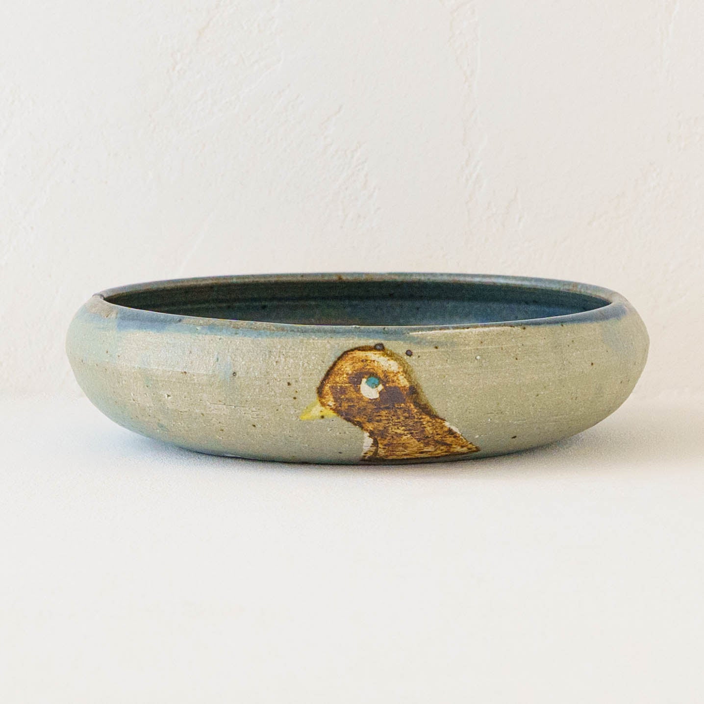 Bowl L bird navy x light blue | Harada Haruko