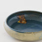 Bowl L bird navy x light blue | Harada Haruko