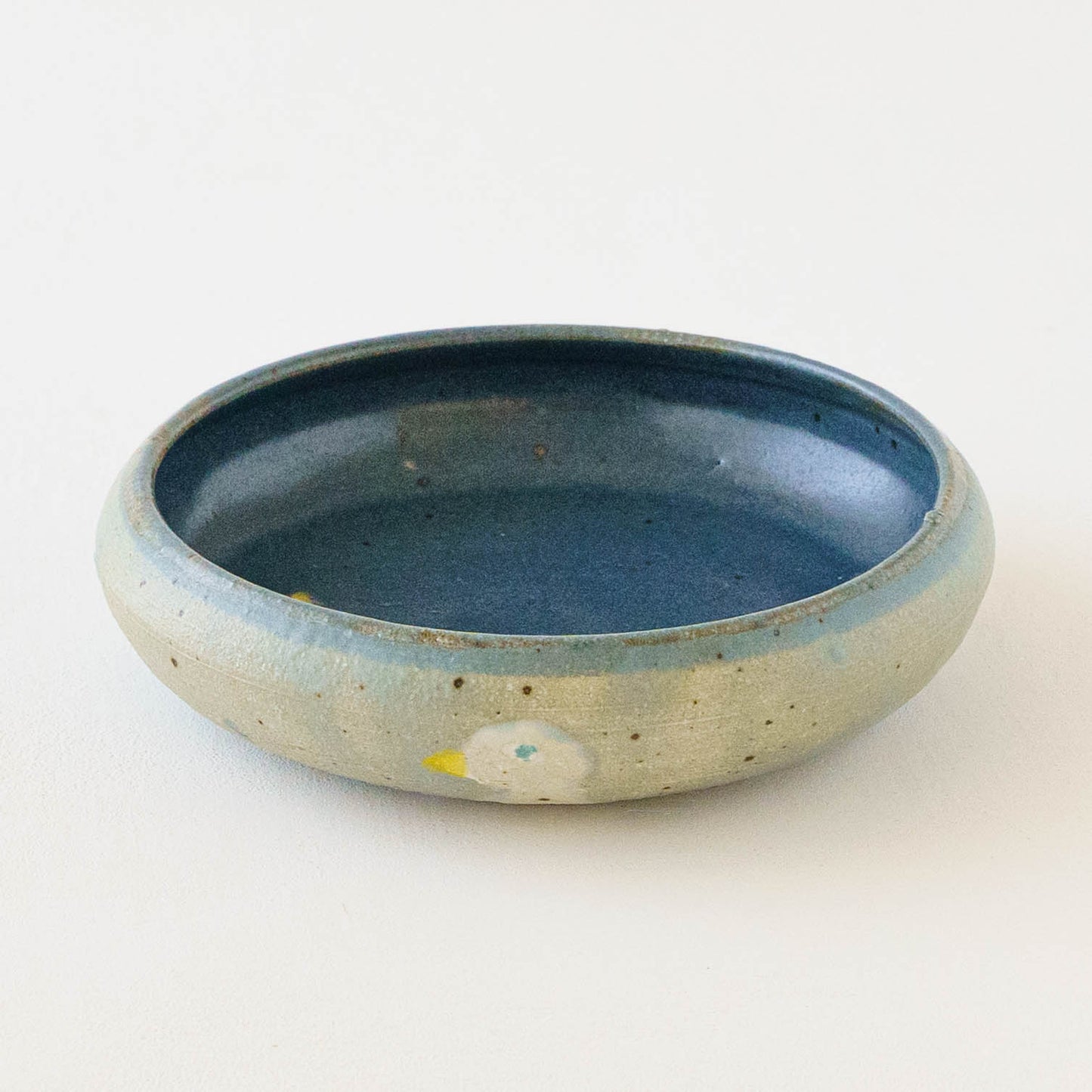 Bowl L bird navy x light blue | Harada Haruko