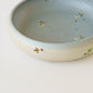Bowl  L flower light blue x white | Haruko Harada
