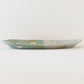 Oval plate L light blue x turquoise blue | Harada Haruko