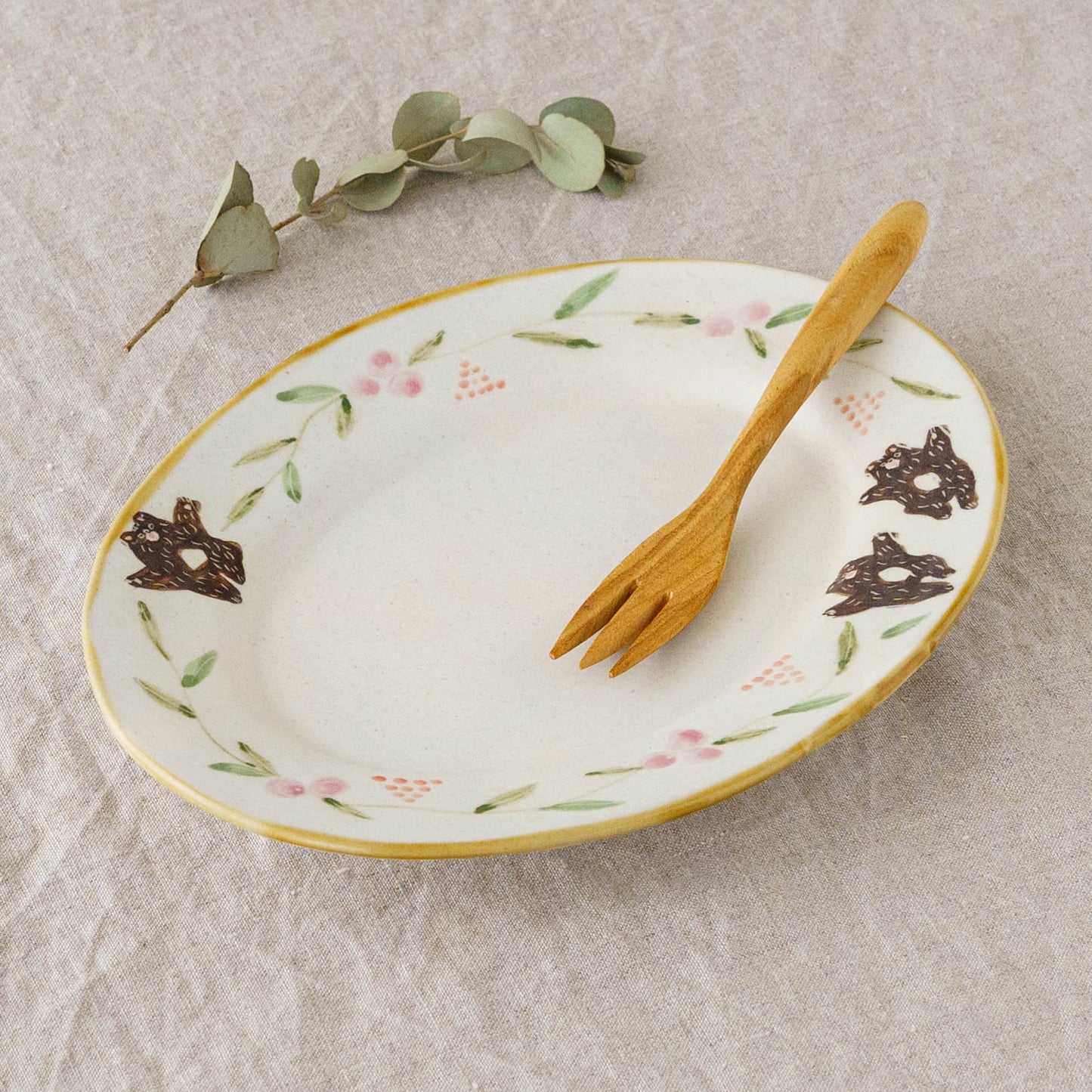  Oval Plate | Mikiko Kato