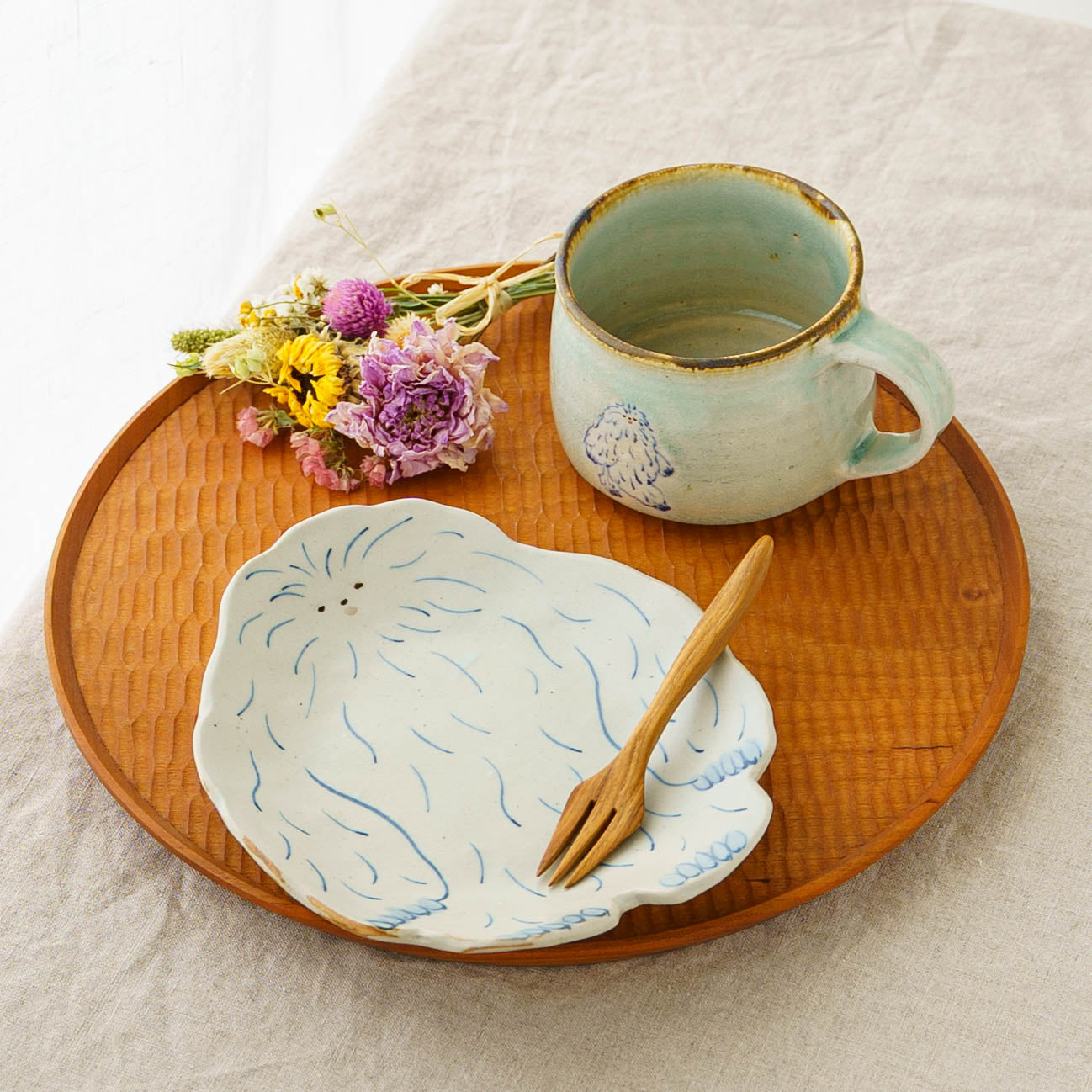 陶芸作家 加藤美紀子 イエティ型皿｜鎌倉山 作家もののうつわ通販 四季