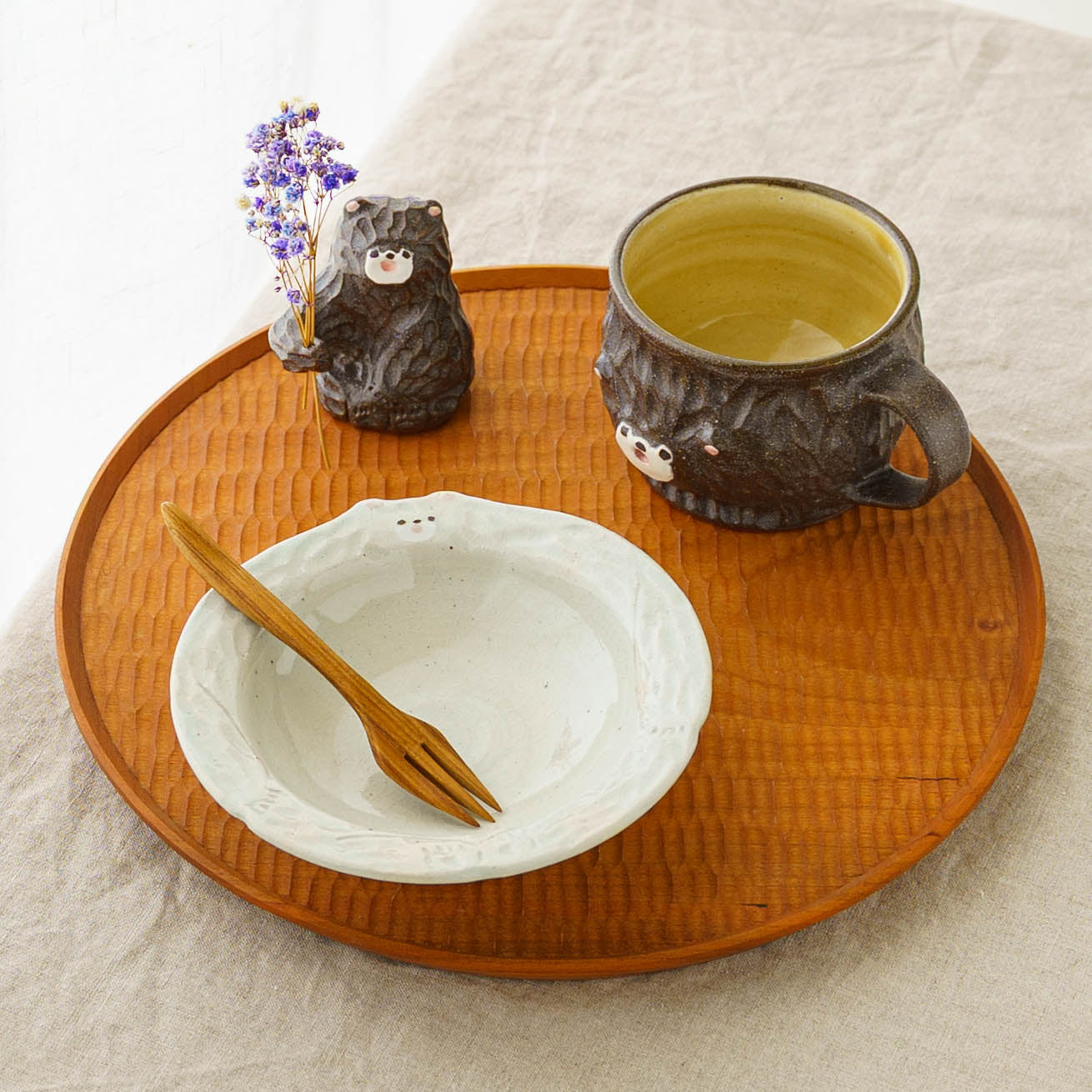 陶芸作家 加藤美紀子 クマ小鉢｜鎌倉山 作家もののうつわ通販 四季折折