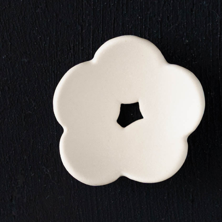 花箸置き　芙蓉　ホワイト｜辻本路