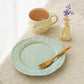 Cake Plate Bear Light Blue | Mikiko Kato