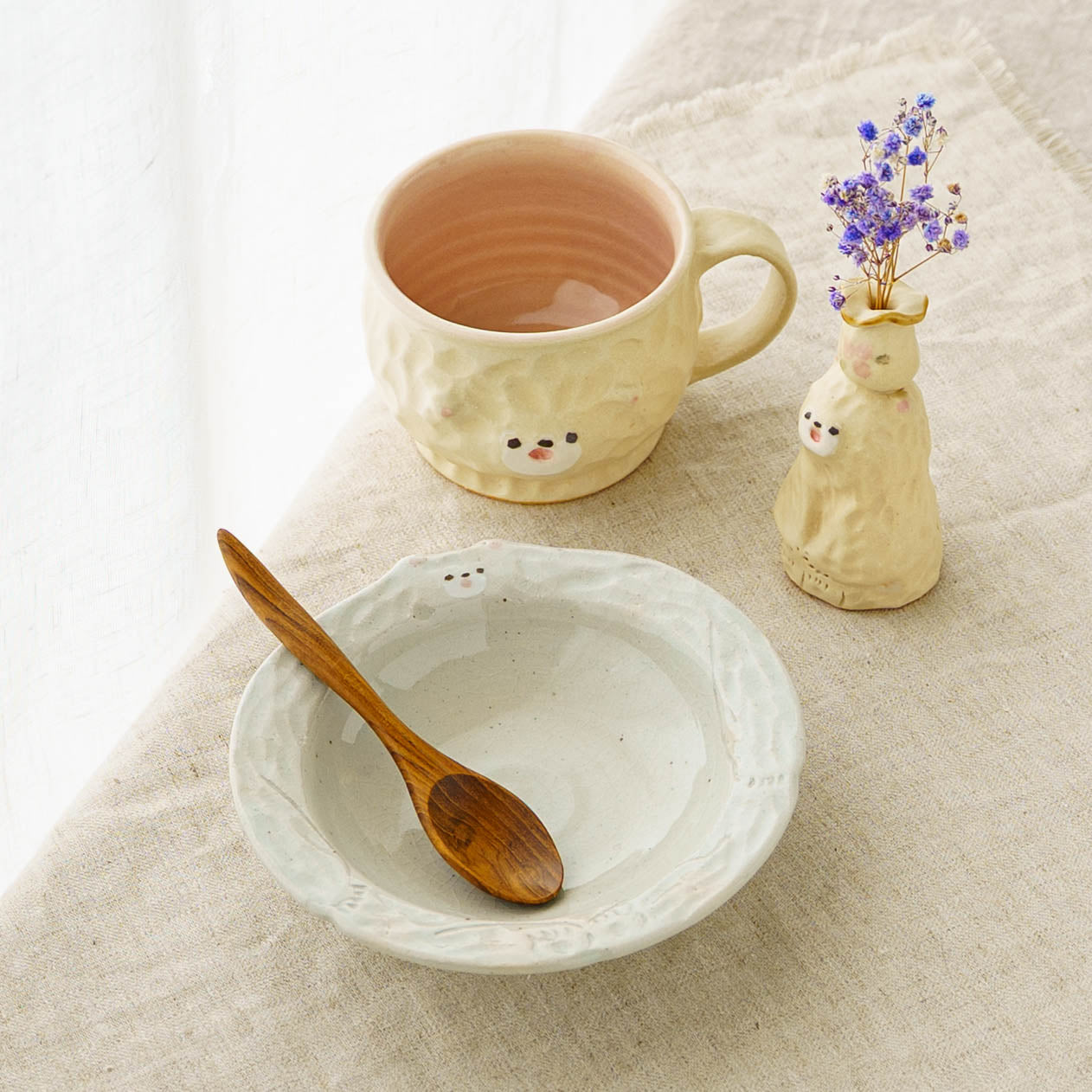 陶芸作家 加藤美紀子 クマ小鉢｜鎌倉山 作家もののうつわ通販 四季折折