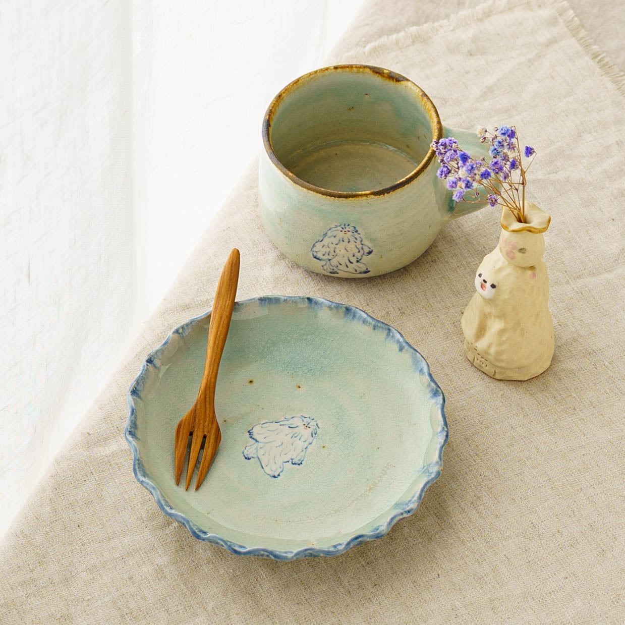 陶芸作家 加藤美紀子 イエティ取皿｜鎌倉山 作家もののうつわ通販 四季