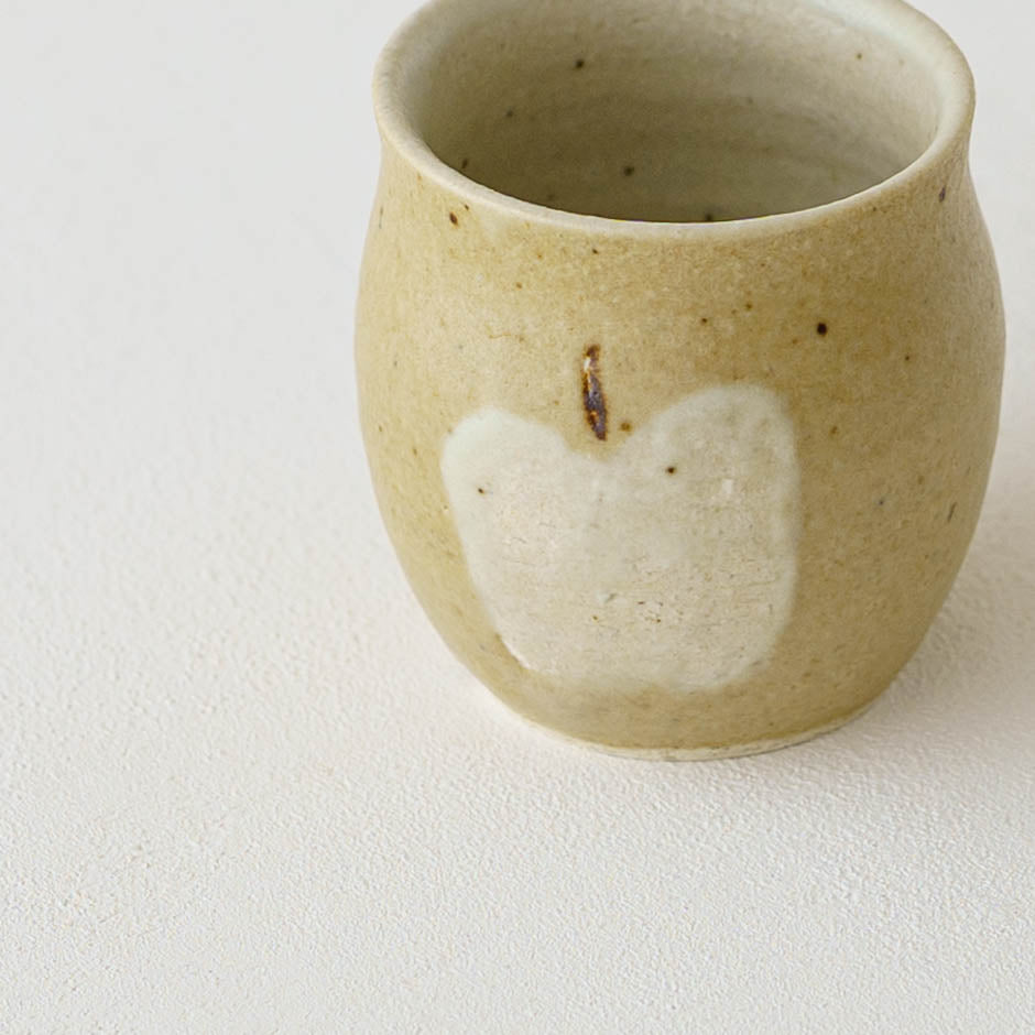 Flute cup S apple brown | Harada Haruko