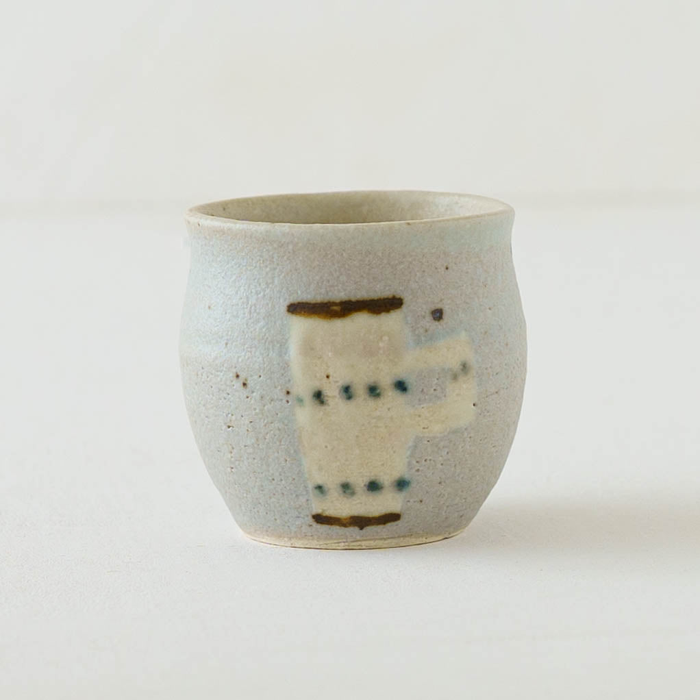 Flute cup S table ware blue | Harada Haruko