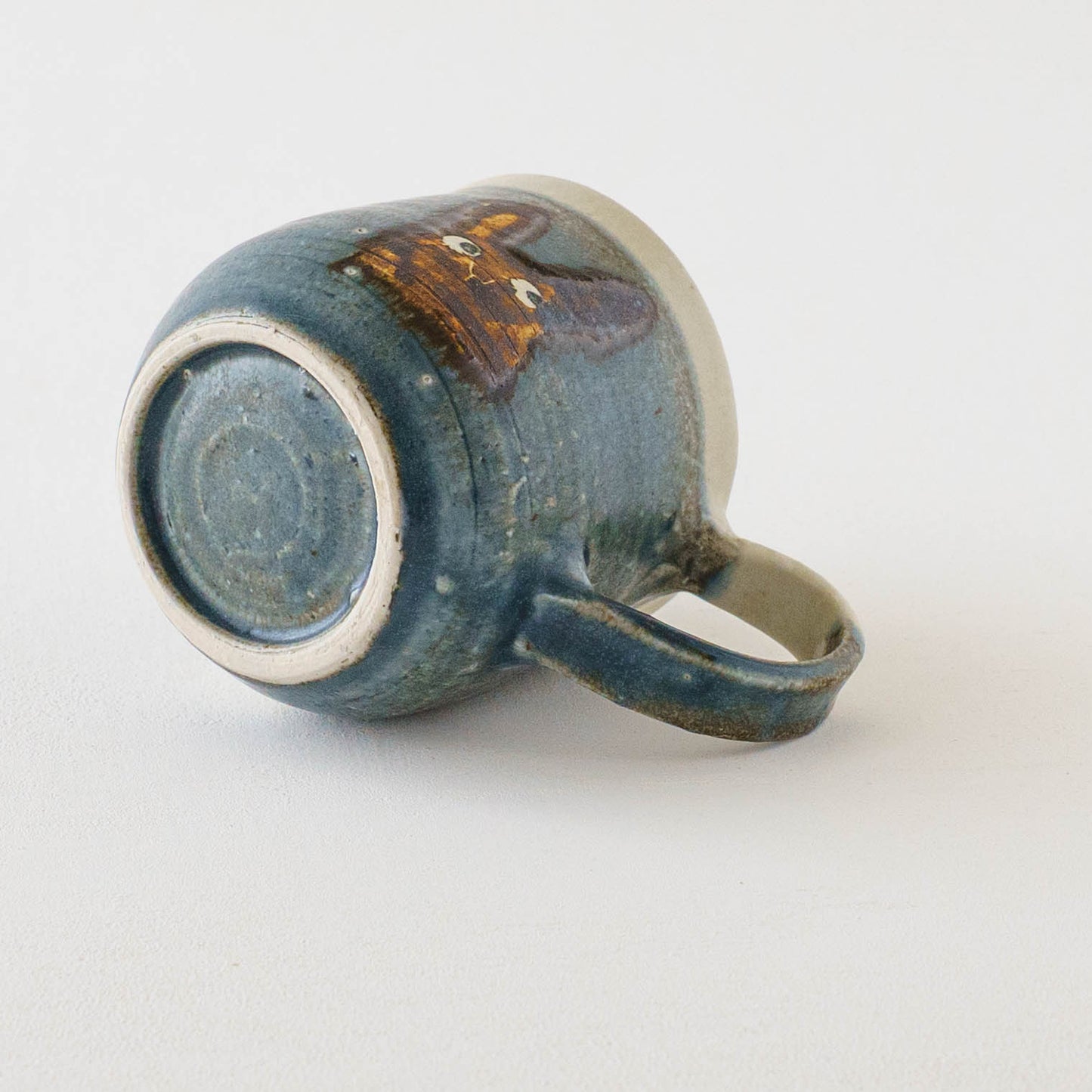 マグカップ　うさぎ　 ネイビー｜原田晴子