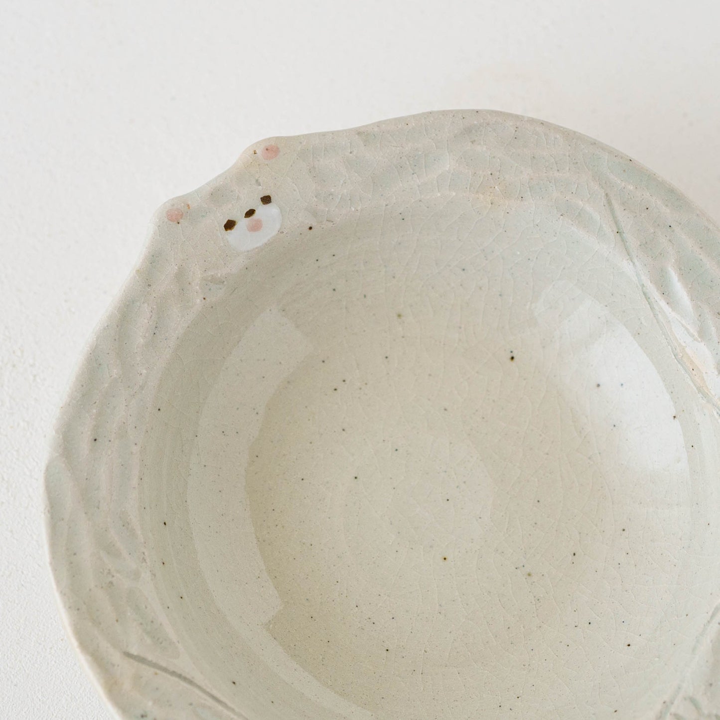 Bowl S Bear White | Mikiko Kato