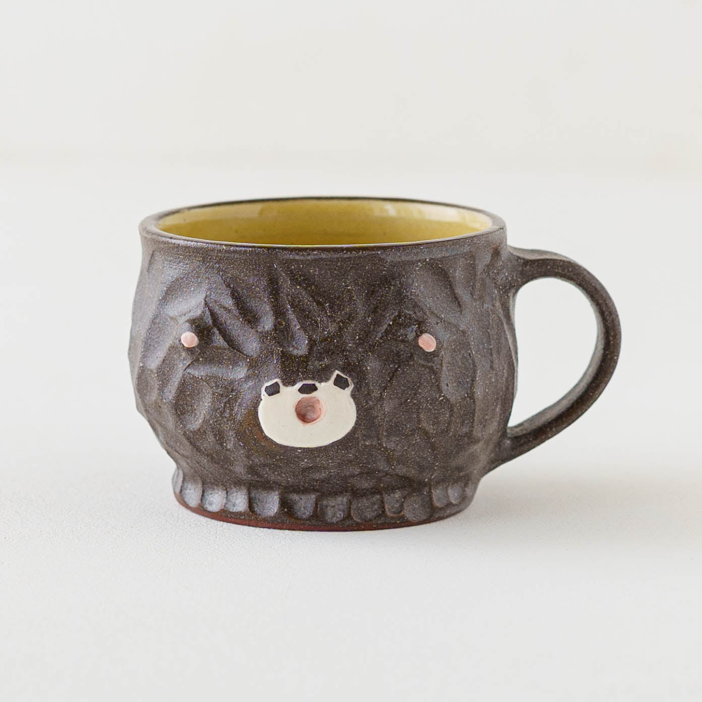クママグ　茶 x 黄色｜加藤美紀子