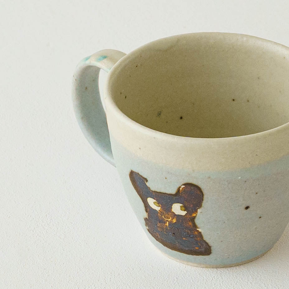 Mug bear light blue | Harada Haruko
