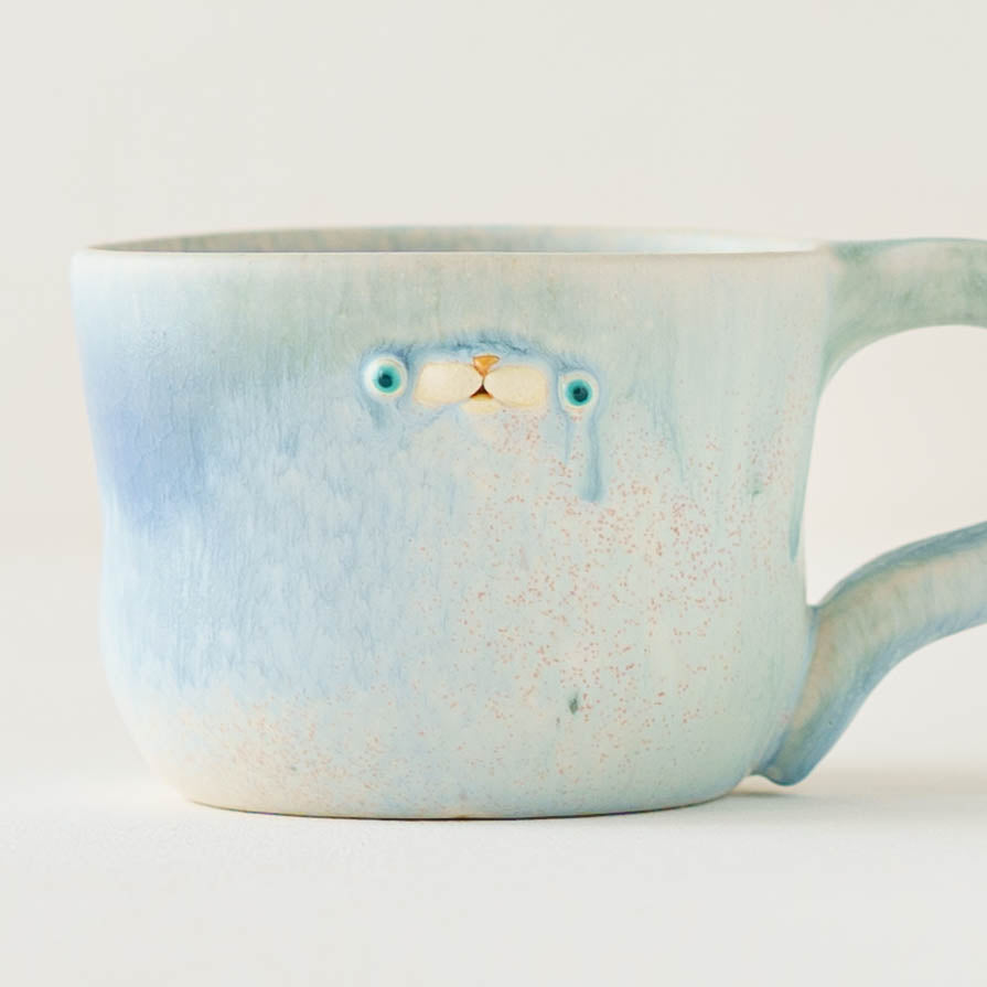 poco mug　light blue｜堀江遼子