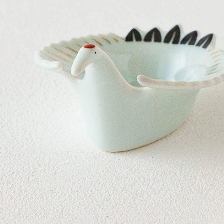 Bean bowl crane   | Arita ware