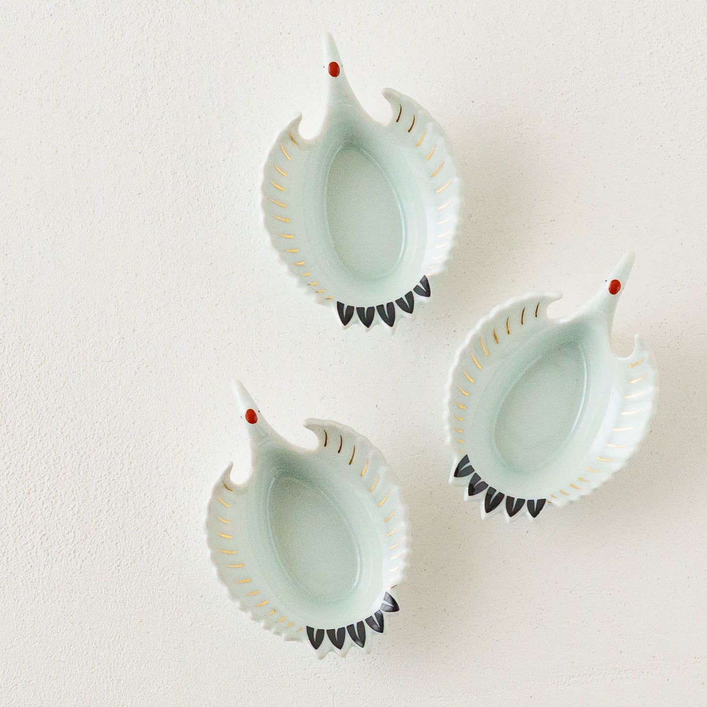 Bean bowl crane   | Arita ware