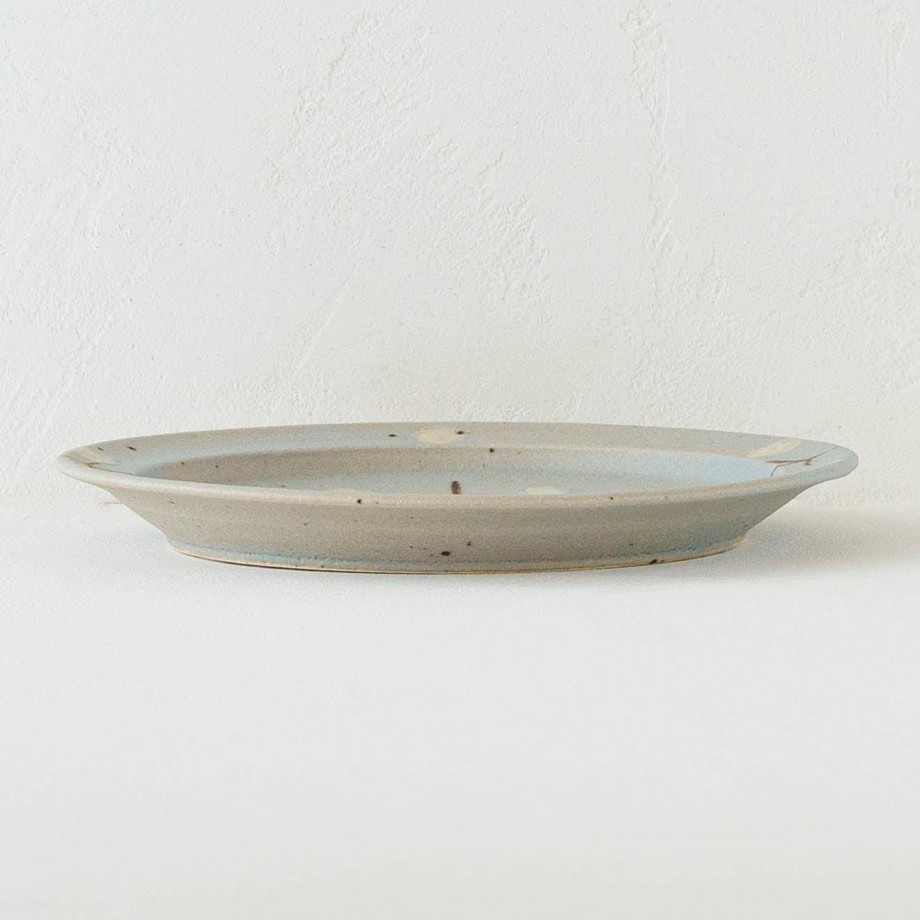 22cm rim plate flower B light blue | Harada Haruko