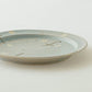 22cm rim plate flower B light blue | Harada Haruko