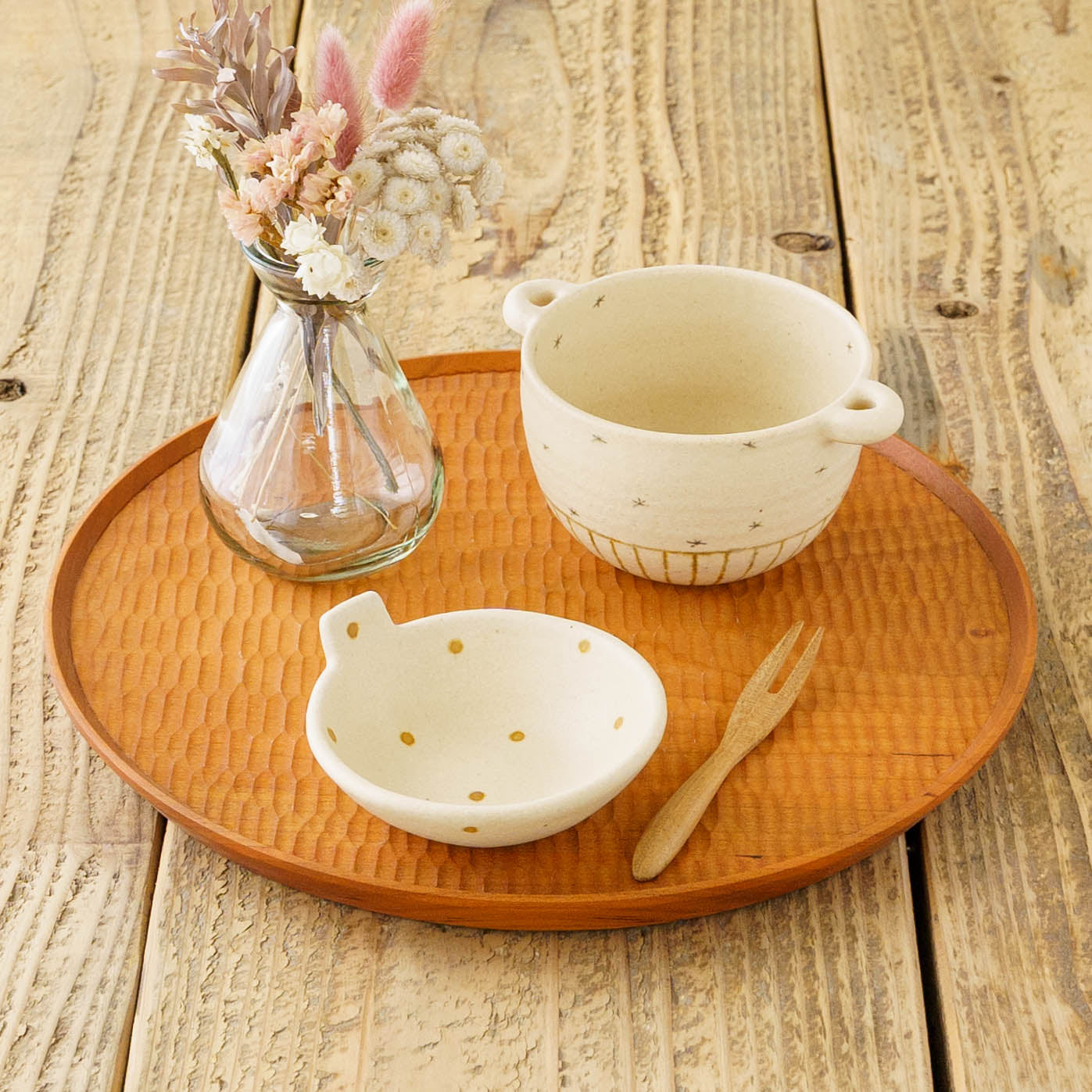 【セット】穂屋工房・吉田千穂さん スープカップ 2個 + お湯呑み 1個 陶芸家 穂屋工房 両耳スープカップ｜作家もののうつわ通販 四季折折