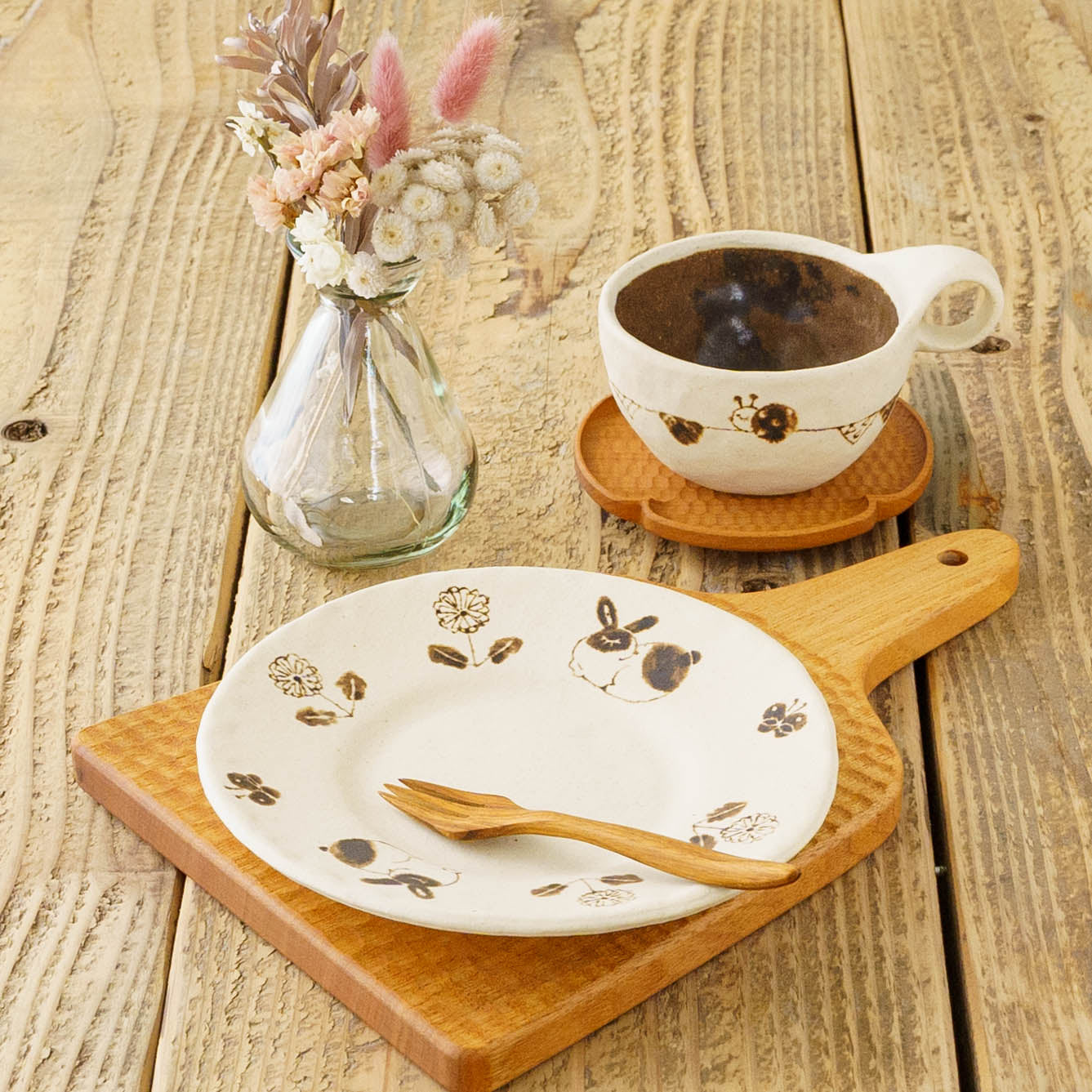 陶芸家 丸伴工場 マグ 小 てんとう虫｜作家もののうつわ通販 四季折折