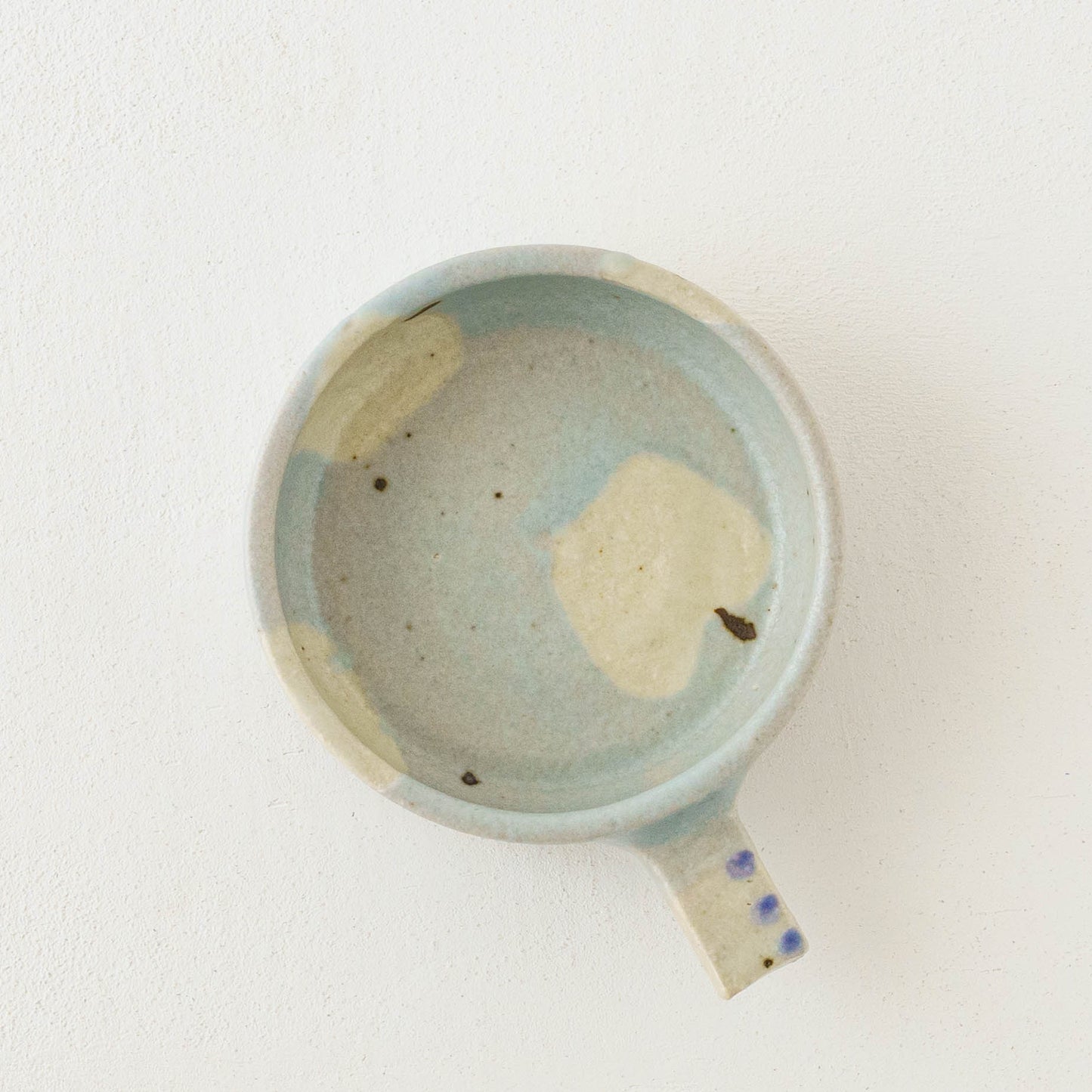 Dip Dish　小　りんご　ライトブルー｜原田晴子