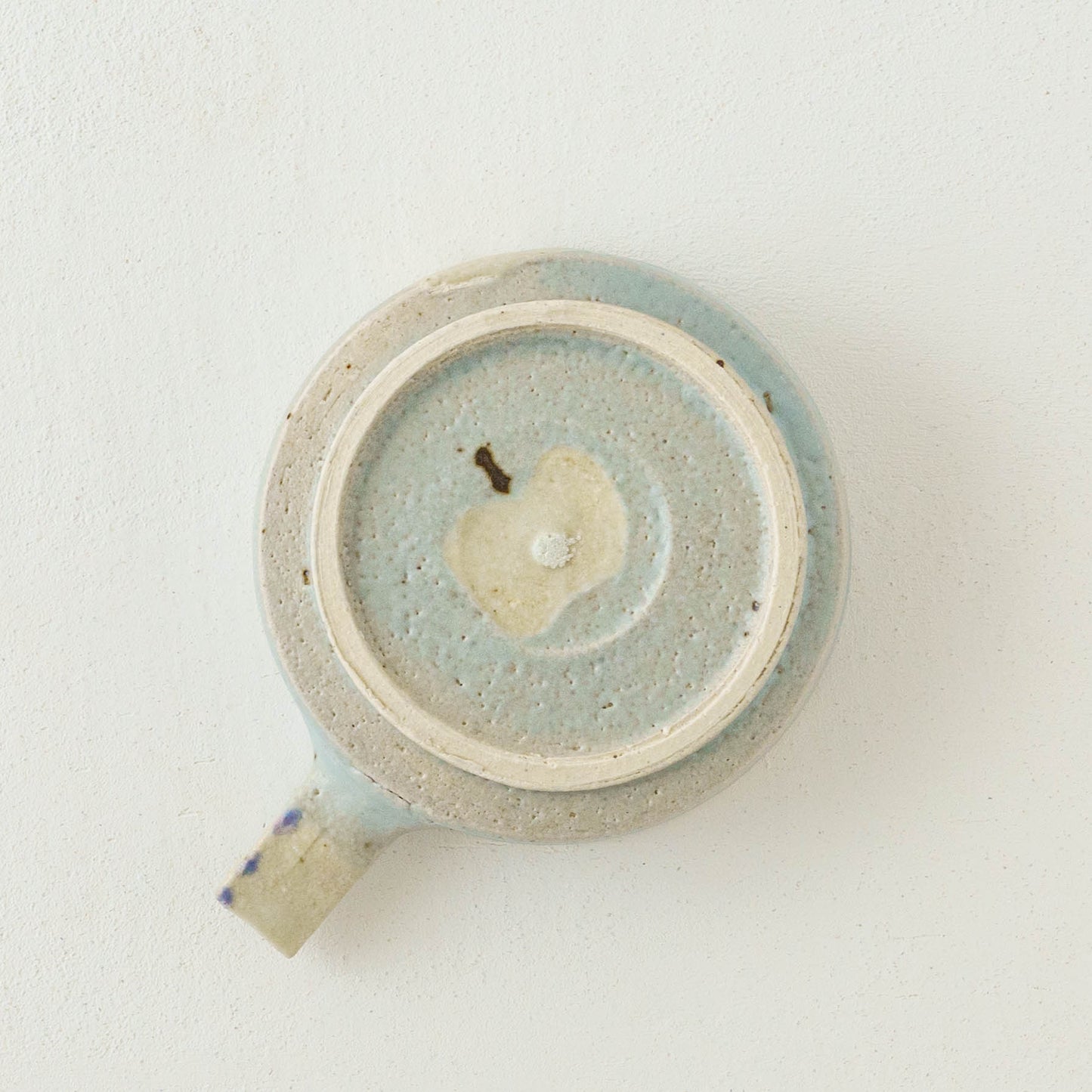 Dip Dish　小　りんご　ライトブルー｜原田晴子