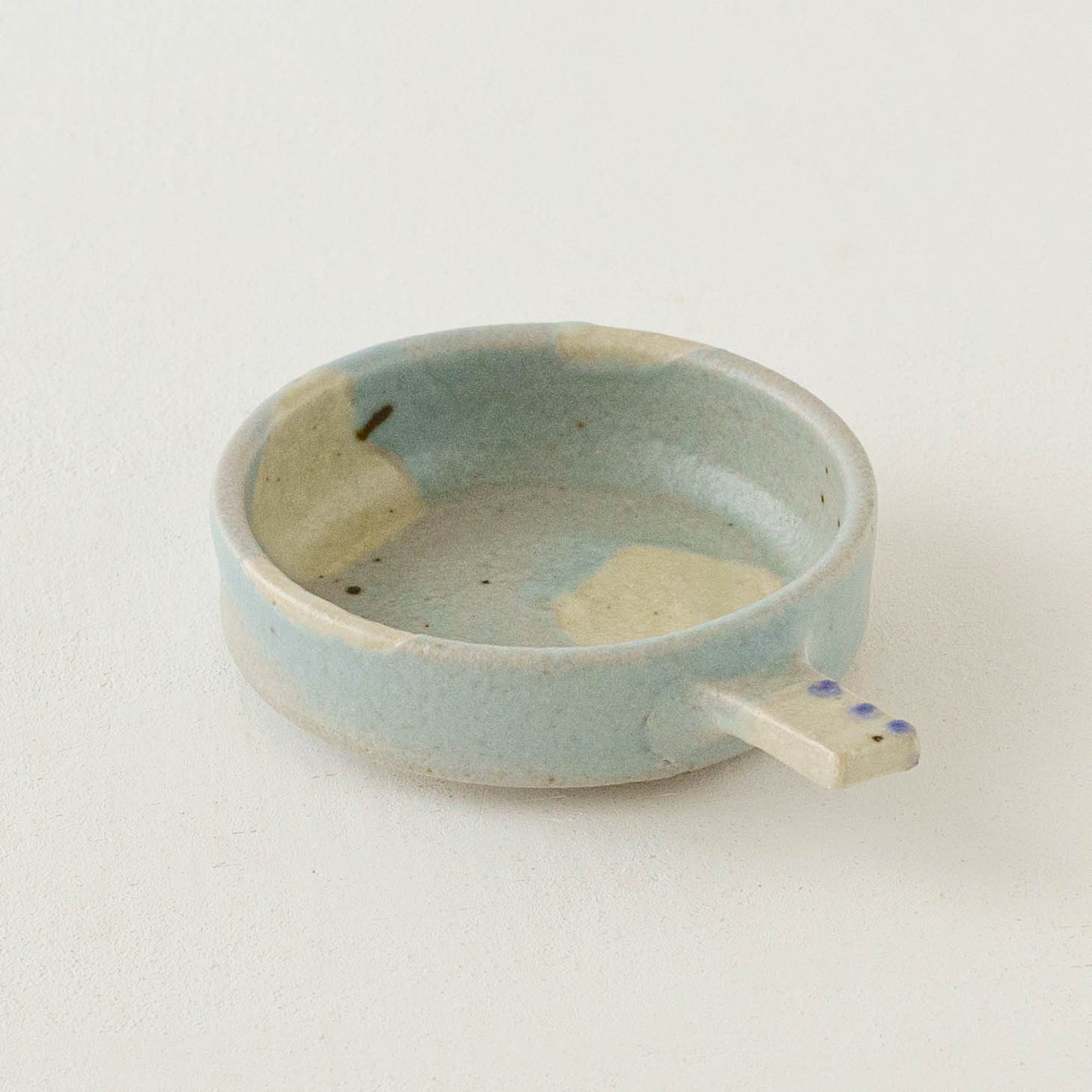 Dip Dish　小　りんご　ライトブルー｜原田晴子