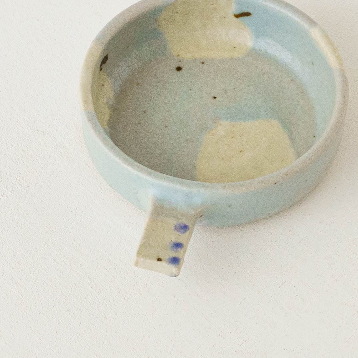 Dip Dish　小　りんご　ライトブルー｜原田晴子