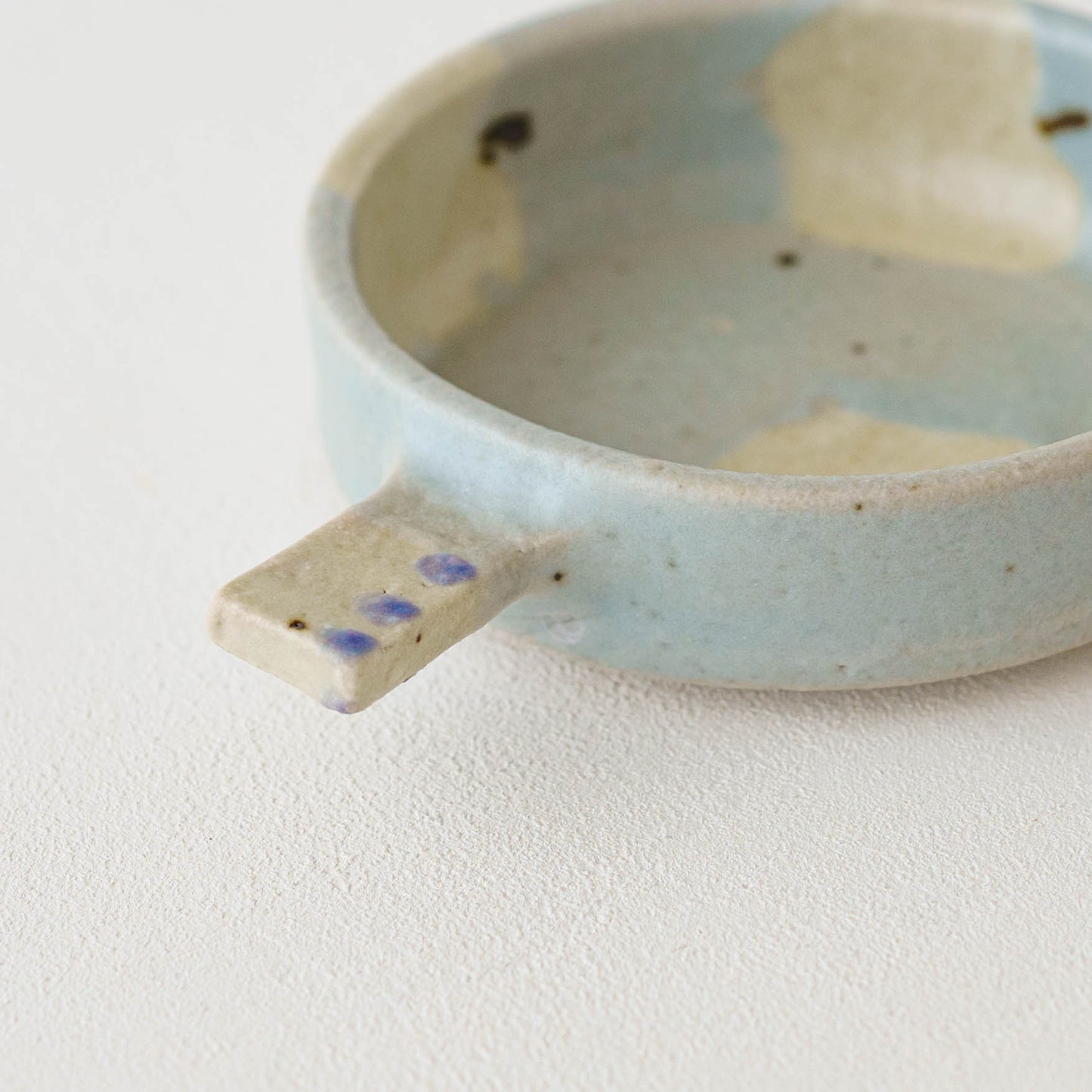 Dip Dish　小　りんご　ライトブルー｜原田晴子