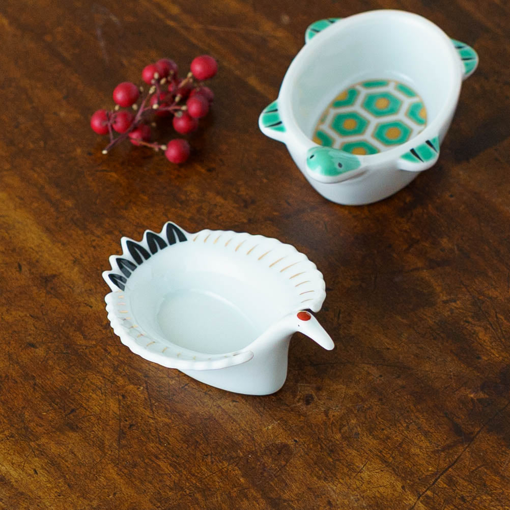 Bean bowl crane   | Arita ware