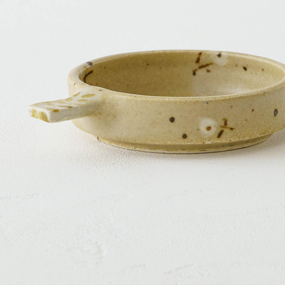 Dip Dish　小　お花　ライトブラウン｜原田晴子