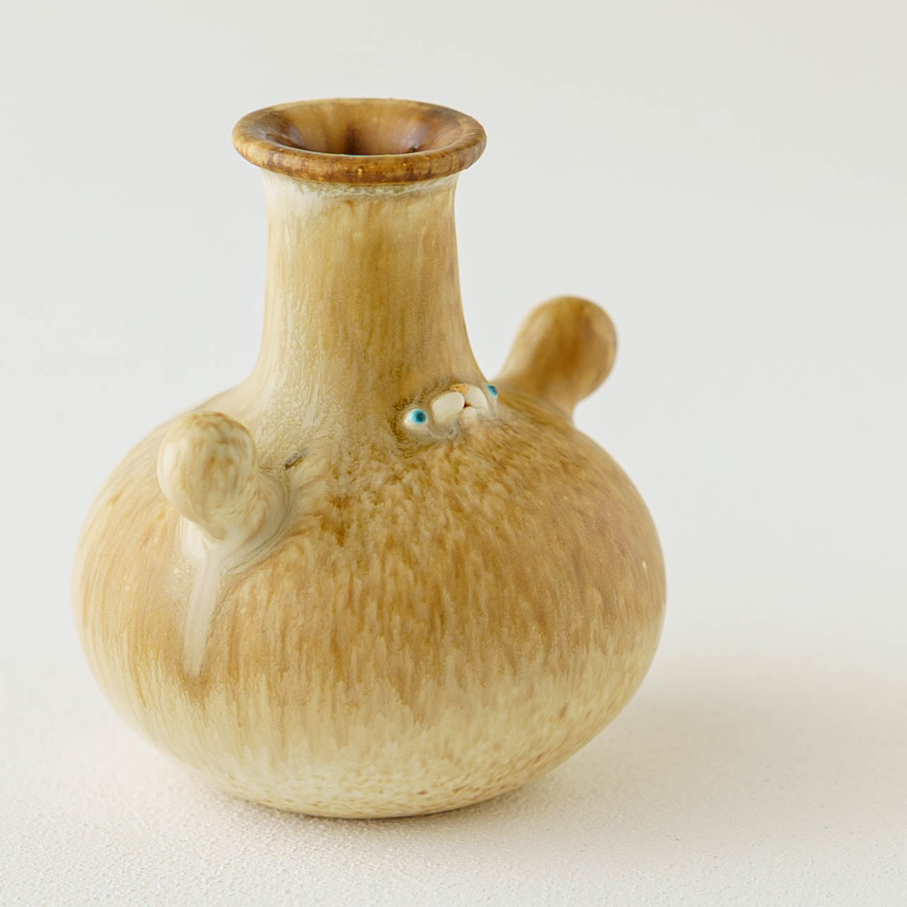 陶芸作家 堀江遼子 frasco vase brown｜鎌倉山 作家もののうつわ通販