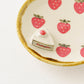 Strawberry round plate｜Kei Kajita