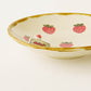 Strawberry round plate L | Kei Kajita