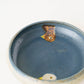 Bowl L bird navy x light blue | Harada Haruko