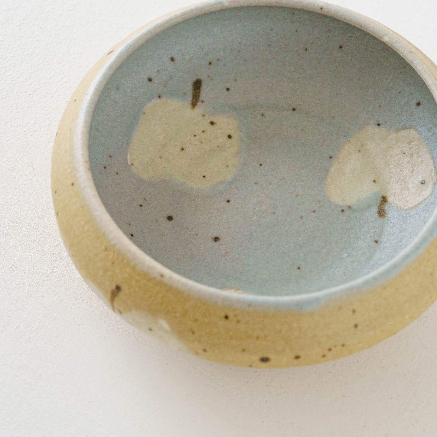 Bowl M Apple light blue x light brown | Harada Haruko