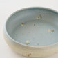 Bowl  L flower light blue x white | Haruko Harada